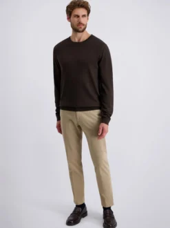 Pierre Cardin Herren Pullover in braun - Ärmel: langarm