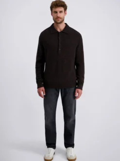 Pierre Cardin Herren Pullover in braun - Ärmel: langarm