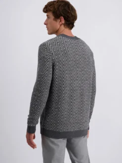 Pierre Cardin Herren Pullover in grau - Ärmel: langarm
