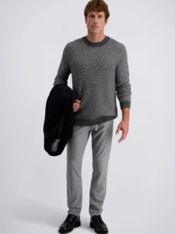 Pierre Cardin Herren Pullover in grau - Ärmel: langarm