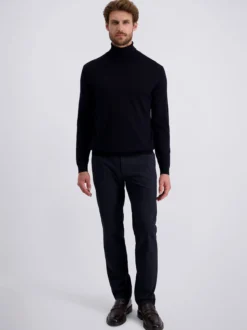 Pierre Cardin Herren Rollkragenpullover in marine
