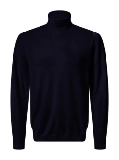 Pierre Cardin Herren Rollkragenpullover in marine