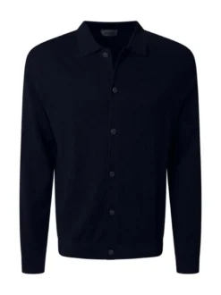 Pierre Cardin Herren Strickjacke in blau