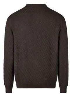 Pierre Cardin Herren Strickpullover in braun