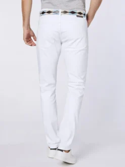 Polo Sylt Herren Jeans in weiß - Länge: lang