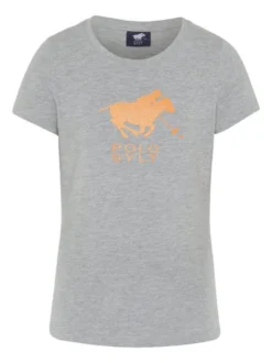 Polo Sylt Mädchen T-Shirt in hellgrau grau