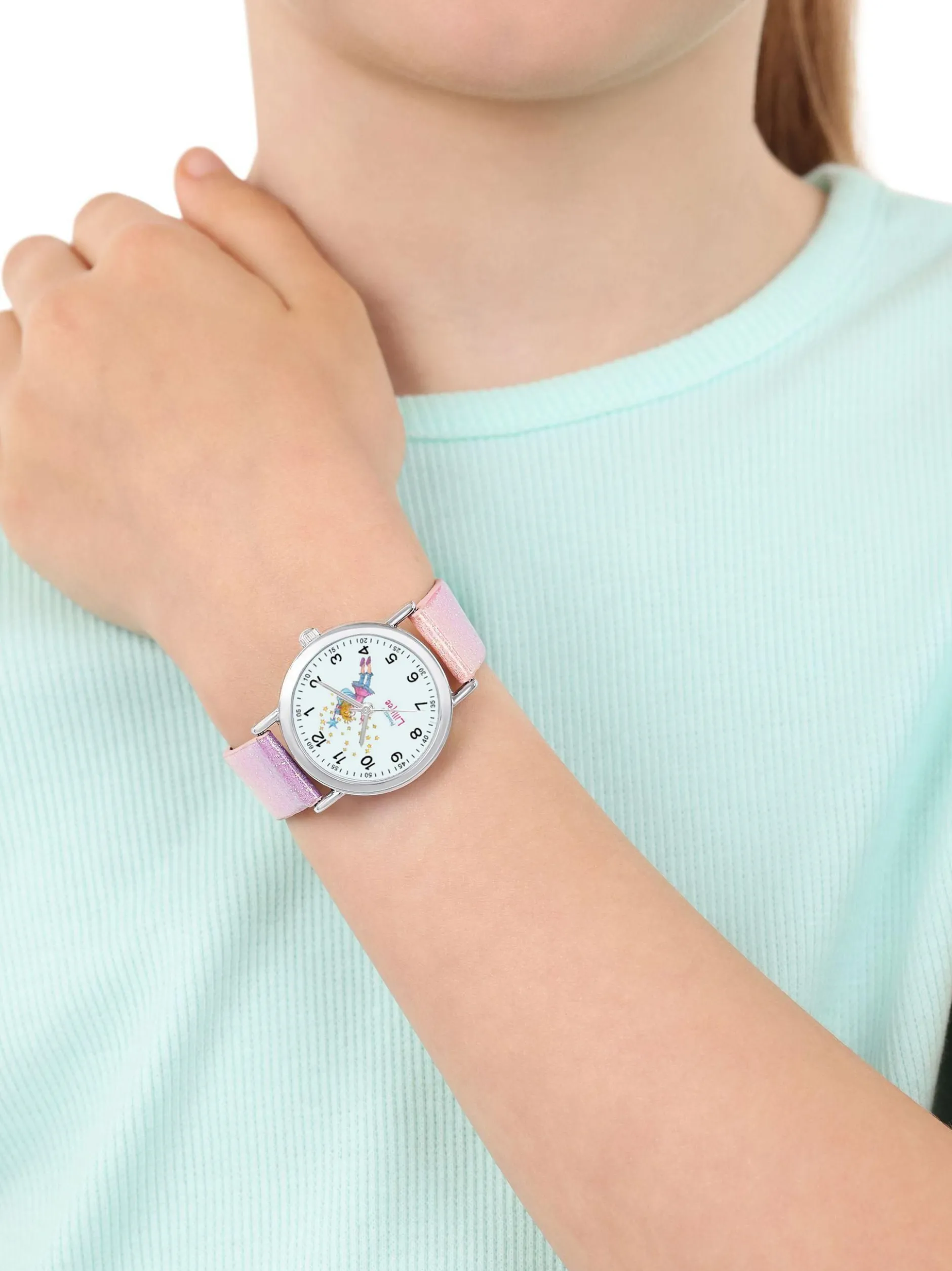Prinzessin Lillifee Mädchen Quarzuhr in silber
