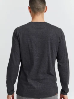 11 Project Herren Langarmshirt - PRBonso in anthrazit