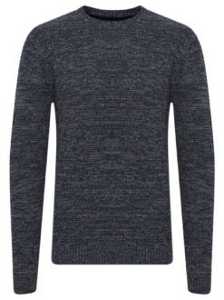 11 Project Herren Rundhalspullover - PRAlaric in blau