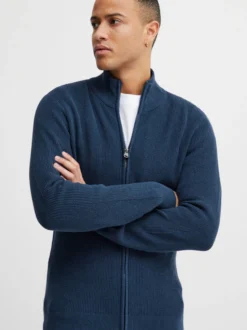 11 Project Herren Strickjacke - PREdu in blau
