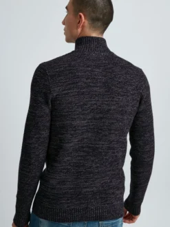 11 Project Herren Strickpullover - PRAlbanus in schwarz