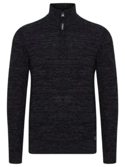11 Project Herren Strickpullover - PRAlbanus in schwarz