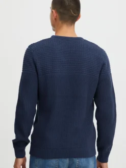 11 Project Herren Strickpullover - PRAdamus in blau