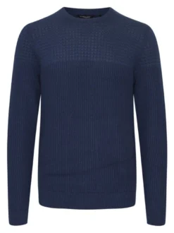 11 Project Herren Strickpullover - PRAdamus in blau