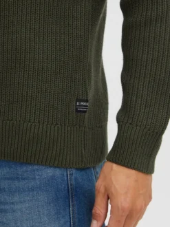 11 Project Herren Strickpullover - PRAdamus in grün