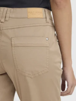 PULZ Jeans Damen Casual PZEVELYN Normale Passform in sand