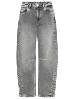 PULZ Jeans Damen Jeans PZANNI in grau denim