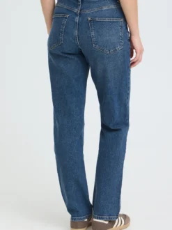 PULZ Jeans Damen Jeans PZLIVA hohe Taille in blau
