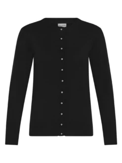PULZ Jeans Damen Strickjacke PZSARA in schwarz