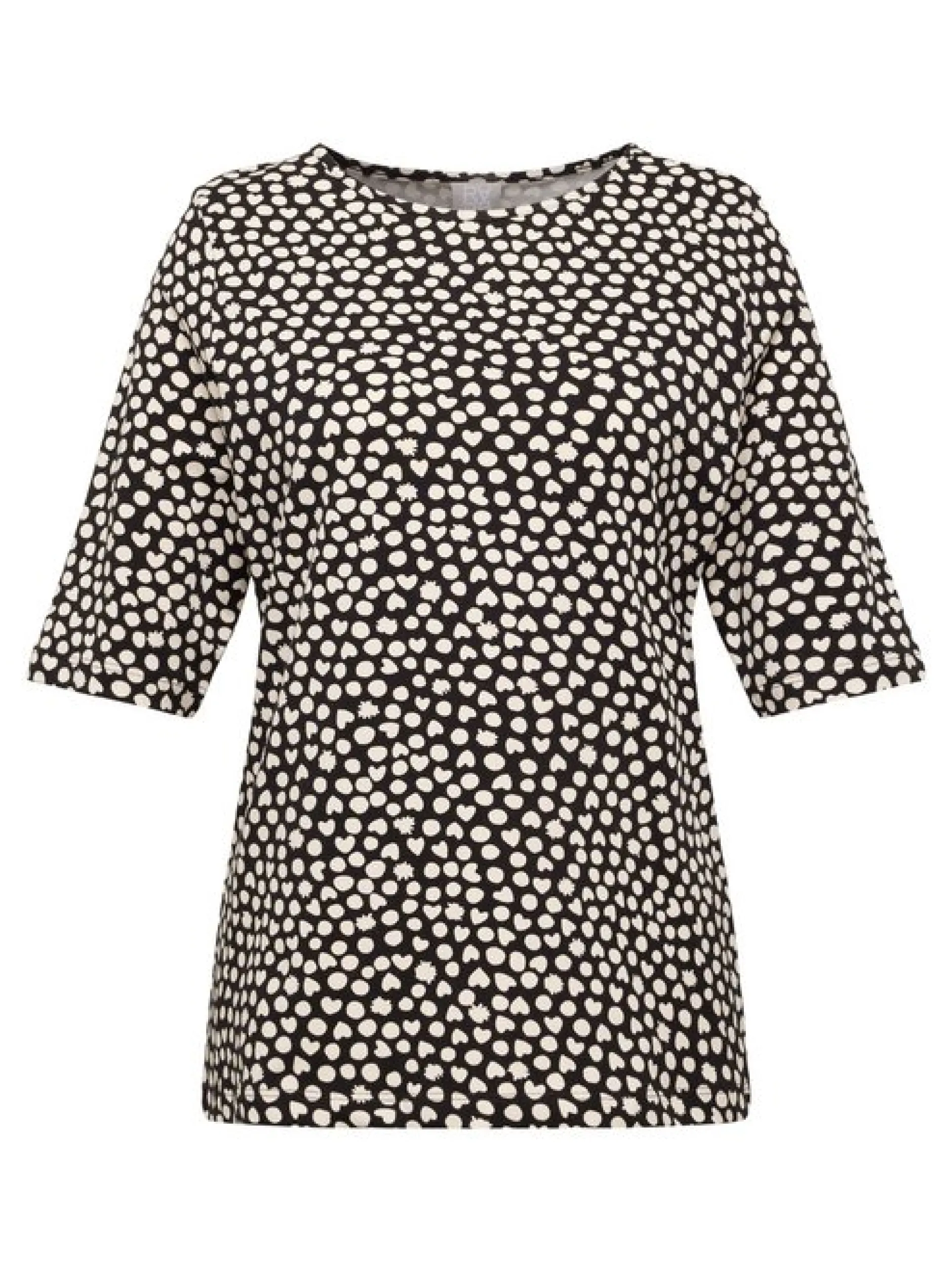 RABE Damen Langarmshirt in schwarz weiß