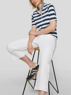 RABE Damen Poloshirt in blau weiß