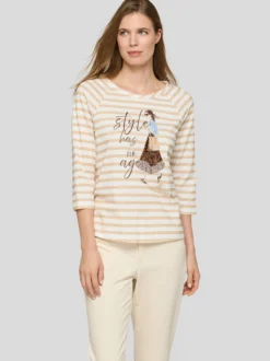 RABE Damen T-Shirt in beige