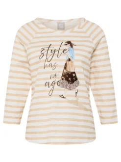 RABE Damen T-Shirt in beige