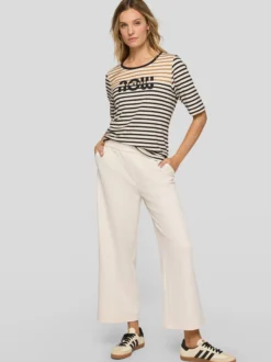 RABE Damen T-Shirt in weiß schwarz