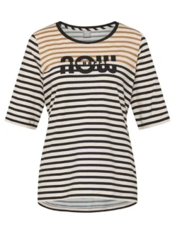 RABE Damen T-Shirt in weiß schwarz