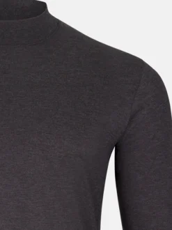 Ragman Herren Langarmshirts im 2er-Pack in grau