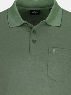 Ragman Herren Poloshirt im 2er-Pack in grün