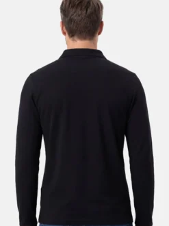 Ragman Herren Poloshirts im 3er-Pack in schwarz