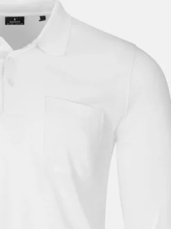 Ragman Herren Poloshirts im 2er-Pack in weiß