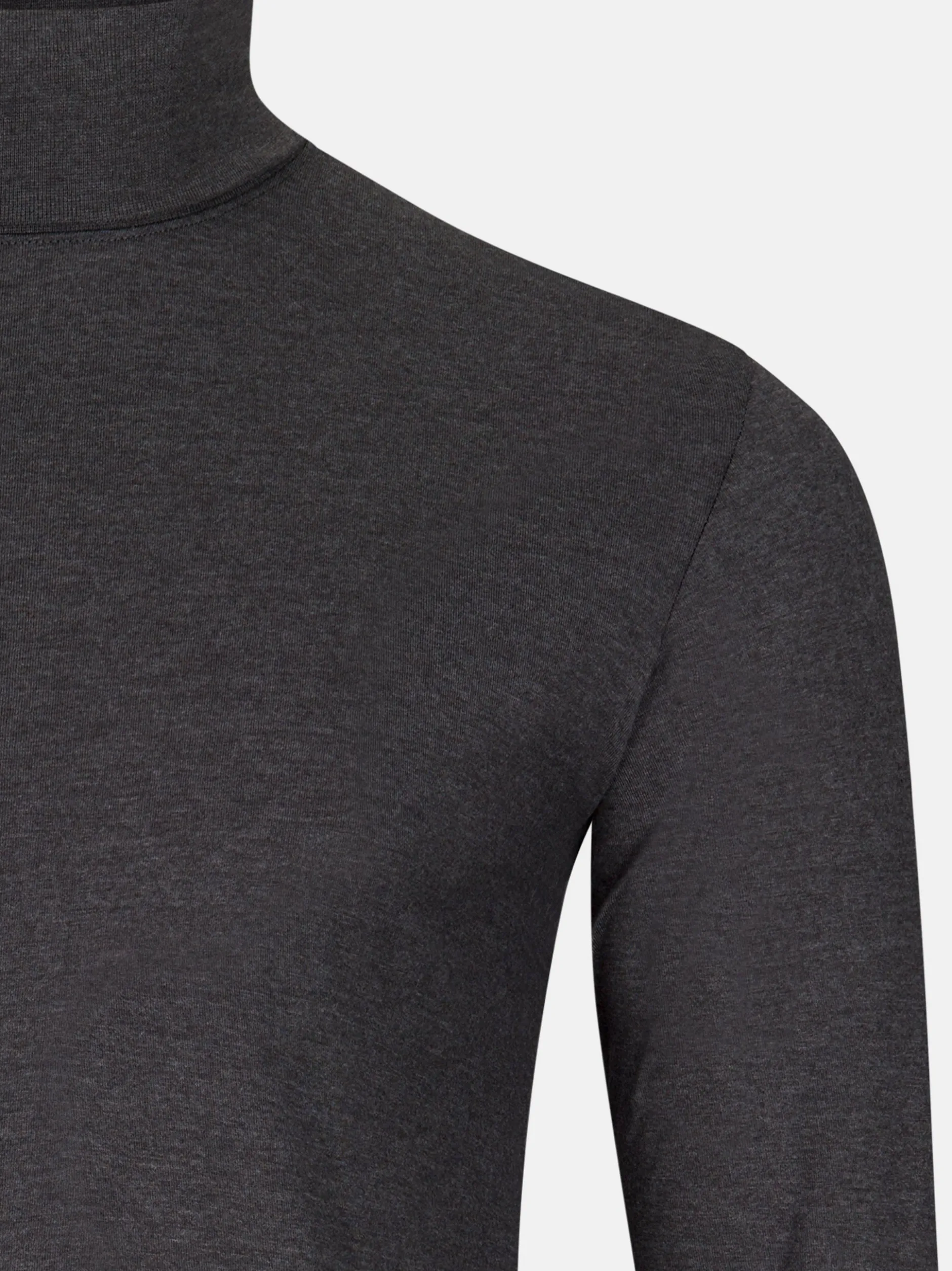 Ragman Herren Rollkragenshirts im 3er-Pack in schwarz
