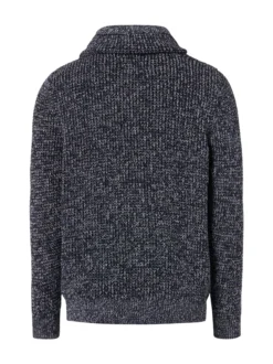 Ragman Herren Strickpullover in indigo - Ärmel: langarm