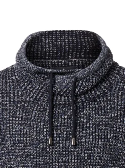 Ragman Herren Strickpullover in indigo - Ärmel: langarm