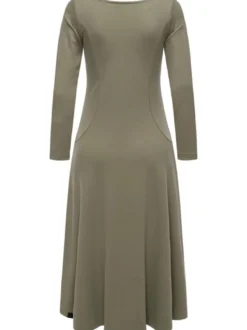 Ragwear Damen A-Linien-Kleid - Appero Long in oliv