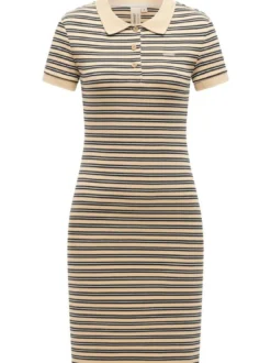 Ragwear Damen A-Linien-Kleid - Colaro Stripes Dress YOUMODO in sand