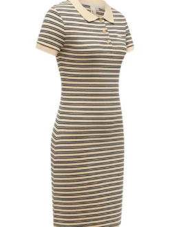 Ragwear Damen A-Linien-Kleid - Colaro Stripes Dress YOUMODO in sand