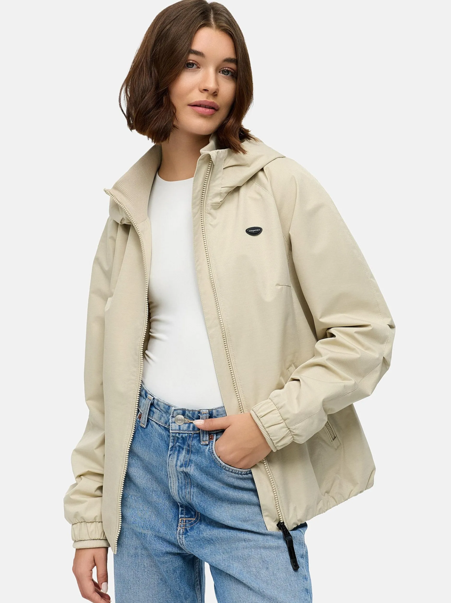 Ragwear Damen Übergangsjacke - Dizzie Tech in beige