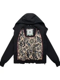 Ragwear Damen Übergangsjacke - Kissi in schwarz