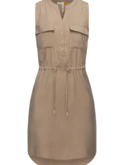 Ragwear Damen Blusenkleid - Roissin in beige