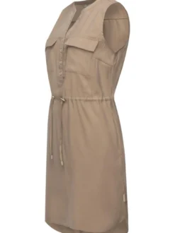 Ragwear Damen Blusenkleid - Roissin in beige