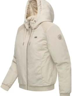 Ragwear Damen Bomberjacke - Chinta Warm YOUMODO in ecru