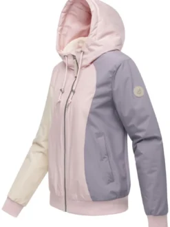 Ragwear Damen Bomberjacke - Oggie Block Warm YOUMODO in rosa
