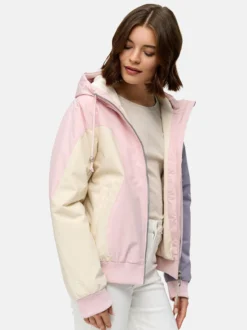Ragwear Damen Bomberjacke - Oggie Block Warm YOUMODO in rosa