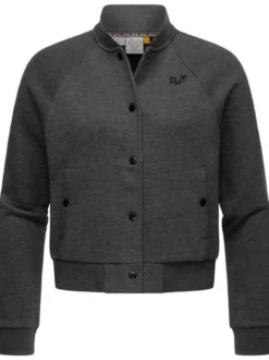 Ragwear Damen Collegejacke - Simonette in schwarz