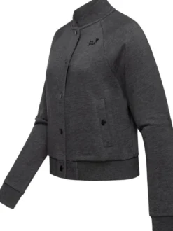 Ragwear Damen Collegejacke - Simonette in schwarz