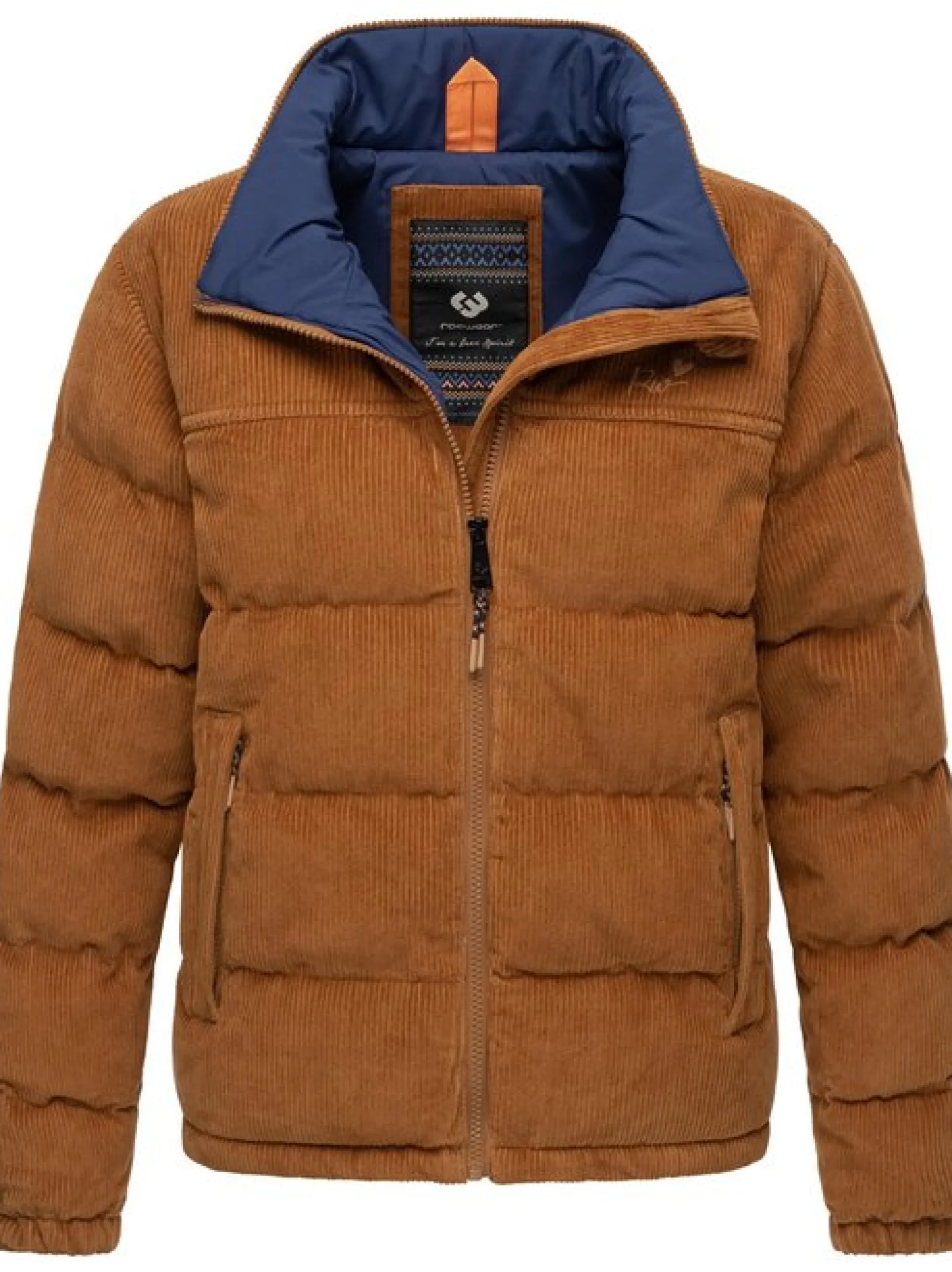 Ragwear Damen Cordjacke - Uxia in braun