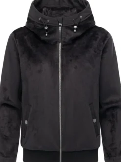 Ragwear Damen Fleecejacke - Cousy Short Bonded in schwarz